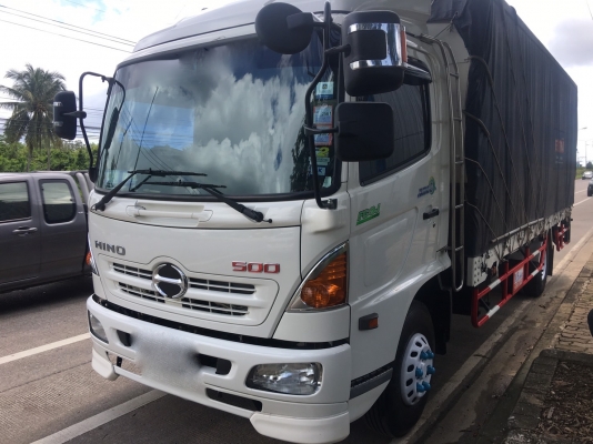 รถฮีโน่ 6 ล้อ ( รั้ว ) ไม่ดั้ม FC9J 175 แรงม้า. ปี 58. , ( รถทำงาน 17x,xxx กม. ) สนใจติดต่อ 081 - 60