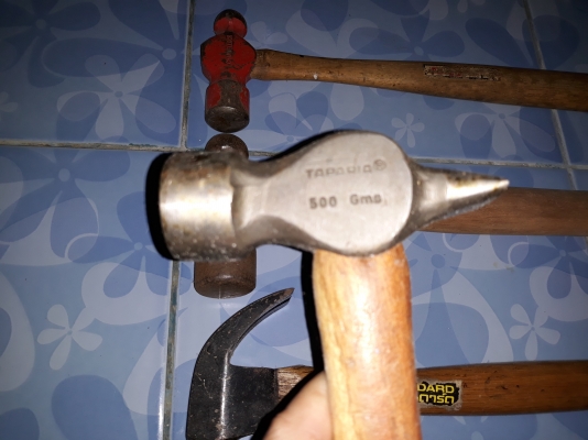 ขายค้อนเคาะ500กรัม TAPARIA MADE IN INDIA.เก่าเก็บเหล็กเหนียว