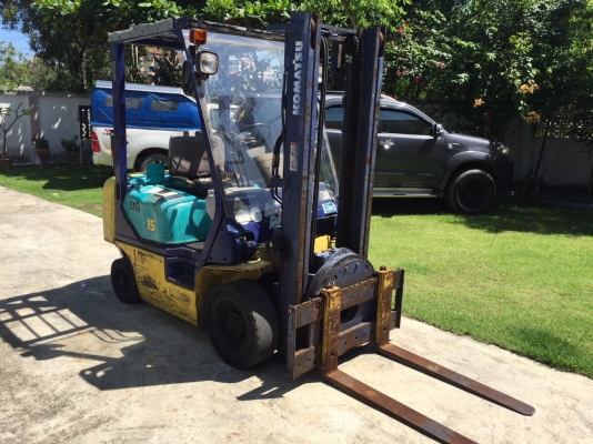 รถโฟล์กลิฟท์ KOMATSU FG15T-16 เก่าญี่ปุ่น รถโฟล์กลิฟท์ KOMATSU FG15T-16 เก่าญี่ปุ่น