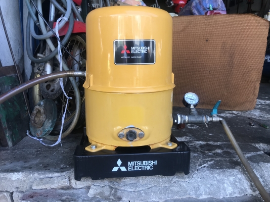 ขายปั้มน้ำอัตโนมัติ Mitsubishi 150W สภาพสวยมาก เดิมๆวิ่งนิ่ม ตรวจเช็คแรงดันเรียบร้อย ไม่มีรั่วซึม พร้อมใช้งาน