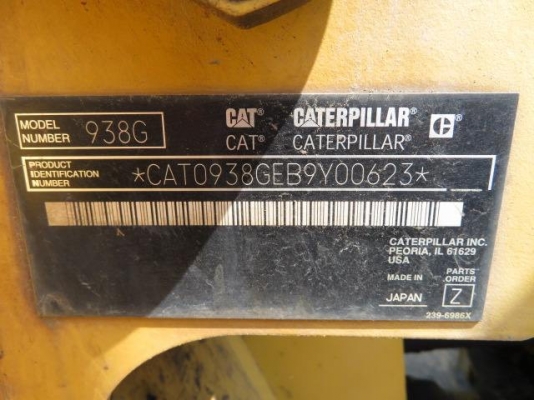ขาย CAT 938G-2 รถสวยมาก นำเข้าจากญี่ปุ่น โทร.090-986-2521 อ๊อบ