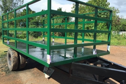 ต้องการขายเทรนเลอร์พ่วงรถไถ มีแบบดั้มและแบบไม่ดั้ม เพลาเดียว  หรือรับทำตามแบบได้