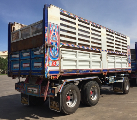 ฝากขายรถพ่วง DECA 360แรง ปลายปี 56 ดั้มพ์เกษตร ใส่ของได้ 30ตัน700กก. สภาพเดิมๆ