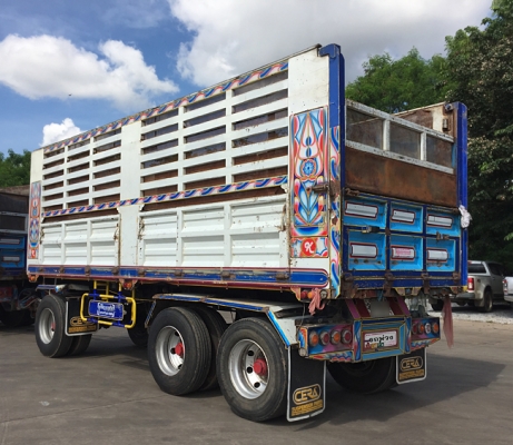 ฝากขายรถพ่วง DECA 360แรง ปลายปี 56 ดั้มพ์เกษตร ใส่ของได้ 30ตัน700กก. สภาพเดิมๆ