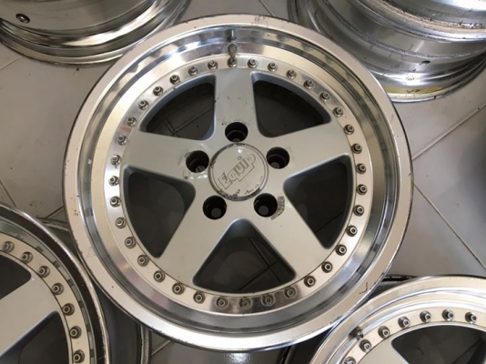 ขายล้อ WORK EQUIP 3 ชิ้นแท้16&quot; F7 R8&quot; 5/114.3 ประมูลญี่ปุ่น
