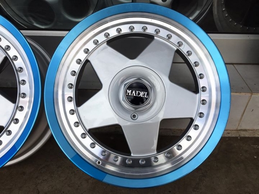 ขายล้อใหม่เก่าเก็บ WORK MADEL 3 ชิ้นแท้17&quot; F7&quot;+34 R8&quot;+35 4/114.3 ประมูลญี่ปุ่น