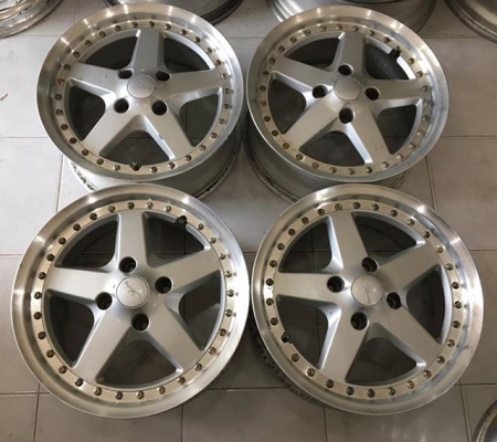 ขายล้อ RAYS SEBRING 2 ชิ้นแท้ 16x7&quot; ET+33 4/114.3 ถูกๆประมูลญี่ปุ่น