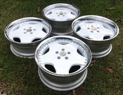 ขายล้อ WORK RYVER 3 ชิ้นแท้ 18" F8"+38 R9"+38 5/114.3 สวยๆ ขายล้อ WORK RYVER 3 ชิ้นแท้ 18" F8"+38 R9"+38 5/114.3 สวยๆ