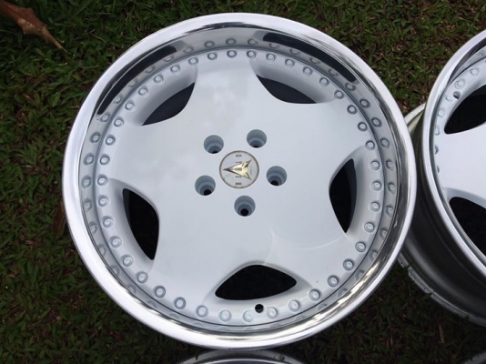 ขายล้อ WORK RYVER 3 ชิ้นแท้ 18&quot; F8&quot;+38 R9&quot;+38 5/114.3 สวยๆ