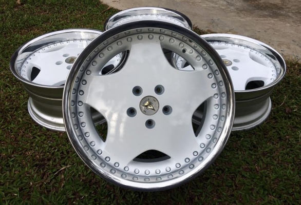 ขายล้อ WORK RYVER 3 ชิ้นแท้ 18" F8"+38 R9"+38 5/114.3 สวยๆ ขายล้อ WORK RYVER 3 ชิ้นแท้ 18" F8"+38 R9"+38 5/114.3 สวยๆ