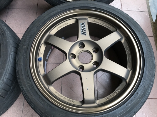 ล้อเเท้ TE 17หน้า7ครึ่งอ๊อฟ40หลัง8อ๊อฟ38สีเดิมๆไม่มีซ่อมหรือเก็บงานใดๆทั้งสิ้น