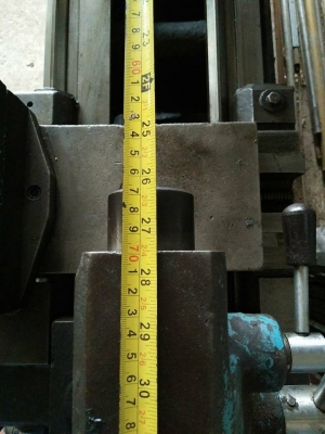 เครื่องกลึง 5 ฟุต 3 เพลาเบรค สภาพใช้งาน 68000 บาท ช่างเอก