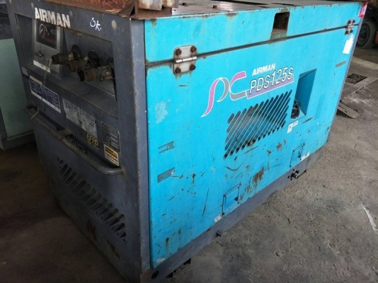 PDS125S-เครื่องปั๊มลม Airman ขนาด 7 bar 125cfm. เครื่องยนต์ Isuzu นำเข้าจากญี่ปุ่น by OEK