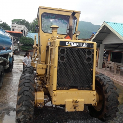 รถเกรด CAT 120G (4สูบเทอร์โบ) ใบมีด12ฟุต รถสวยเดิมๆพร้อมใช้งาน เอกสารอินวอยซ์