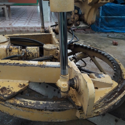 รถเกรด CAT 120G (4สูบเทอร์โบ) ใบมีด12ฟุต รถสวยเดิมๆพร้อมใช้งาน เอกสารอินวอยซ์