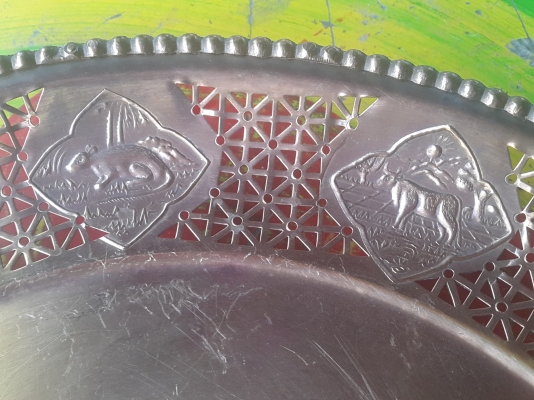 ถาดทองเหลือง ขนาด 18 " ลายเทพพนม 12 นักกษัตริย์ ฉลุลาย สวยๆๆ ใบละ 2,500 ถาดทองเหลือง ขนาด 18 " ลายเทพพนม 12 นักกษัตริย์ ฉลุลาย สวยๆๆ ใบละ 2,500