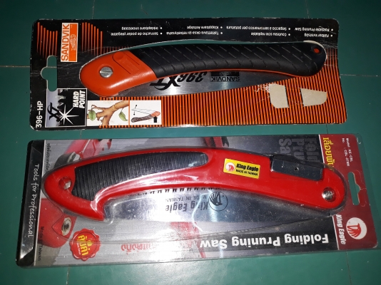 ขายเลื่อยพับแพ็กคู่ MADE IN SWEDEN. &amp; MADE IN TAIWAN.