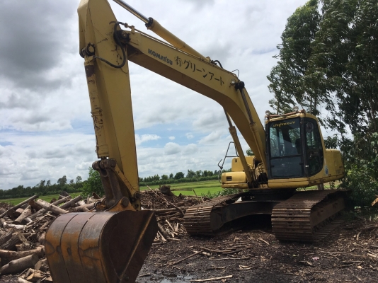 รถแบคโฮ KOMATSU Pc200-6Lc  เก่านอก เอกสารสัญญาซื้อขาย  ไฟฟ้าครบ