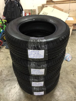 ยาง Yokohama 265 65 17 ปี16 ดอกเต็ม เนื้อนิ่มๆ ใช้ยาว ราคาไม่แพง ยาง Yokohama 265 65 17 ปี16 ดอกเต็ม เนื้อนิ่มๆ ใช้ยาว ราคาไม่แพง