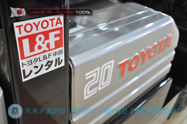 ขายรถโฟล์คลิฟท์มือสอง TOYOTA รุ่น 5FD20-66842 นำเข้าจากประเทศญี่ปุ่น 100\% ไม่เคยใช้งานในไทย