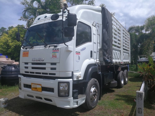 ขาย ISUZU 360 พ่วงแม่ลูก กระบะเหล็กเกษตรสามมิตร รถปี 56