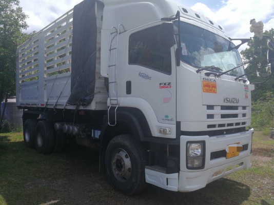 ขาย ISUZU 360 พ่วงแม่ลูก กระบะเหล็กเกษตรสามมิตร รถปี 56