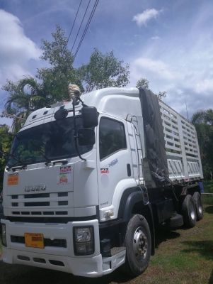 ขาย ISUZU 360 พ่วงแม่ลูก กระบะเหล็กเกษตรสามมิตร รถปี 56