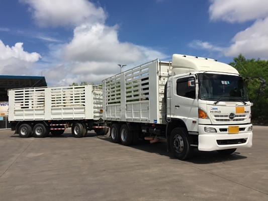 ฝากขายรถพ่วง HINO S500 344แรง ปลายปี56 กระบะสามมิตรไม่ดั้มพ ใส่ได้ 32.5ตัน สภาพเดิมๆ