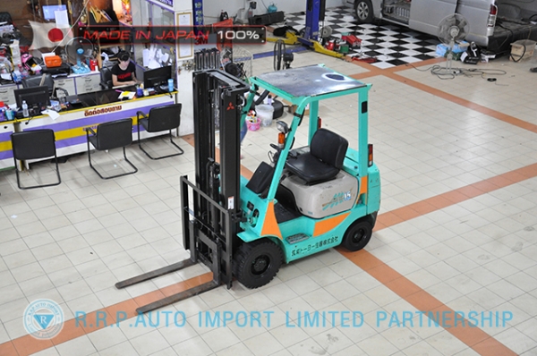 ขายรถโฟล์คลิฟท์มือสอง MITSUBISHI รุ่น FG15-60617 นำเข้าจากประเทศญี่ปุ่น 100\% ไม่เคยใช้งานในไทย