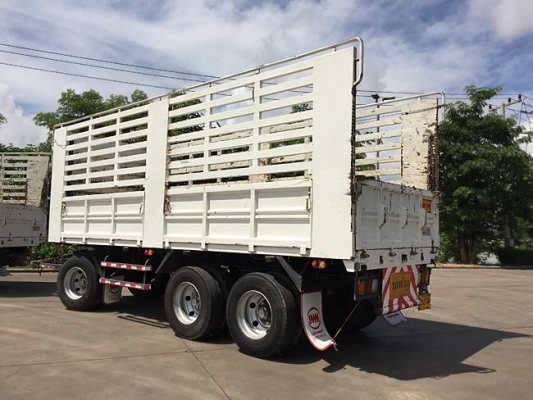 Hino เครื่อง 344 แรง ปลายปี 56 กระบะไม่ดัมพ์สามมิตรแม่ลูก เฟืองเร็ว น้ำหนักบรรทุก 32.5 ตัน