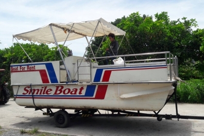 ขาย เรือพอลทูน 21 ฟุต พร้อมเครื่อง YAMAHA 115 ราคา 195,000