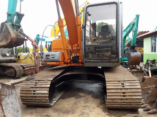 ขายHITACHI EX120-5   เก่าญี่ปุ่นแท้  เดิมๆๆ  แทรค 70  มีลายแย๊ก  4,XXX  ชั่วโมง  พร้อมใช้  โทร  089-3818694 ดวงนภา