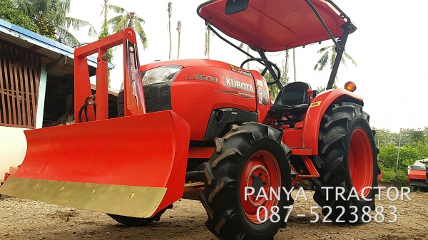 รถเข้าใหม่#ปัญญาแทรคเตอร์..จัดมาให้ครับ ด่วน 295,000 บาท.คูโบต้าL3608 ใบมีดคานล่างFD163 พร้อม ผานพรวน6&times;22CMT สภาพพร้อมใช้ จัดส่งอำเภอเมืองจังหวัดเพชรบูรณ์