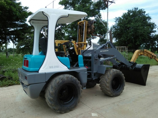 รถตัก MITSUBISHI  รุ่น  WS310  เก่านอก จากญี่ปุ่น   **มีเอกสารสภาพพร้อมใช้งาน ยังไม่เคยใช้งานในไทย   สนใจ 089-2619445  ขายราคา  460,000 บาท