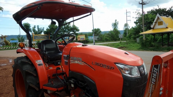 KUBOTA L3608SP+อุปกรณ์ใบมีดหน้า+ผานใหม่