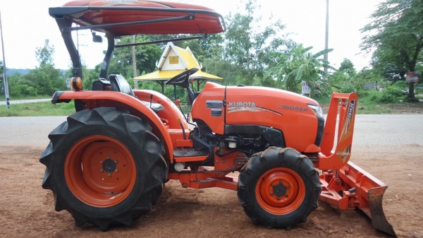 KUBOTA L3608SP+อุปกรณ์ใบมีดหน้า+ผานใหม่