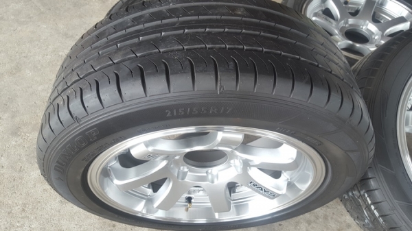 ล้อใหม่ RT7 ขอบ17 ยาง215/55/17 ปี15  4 ล้อ