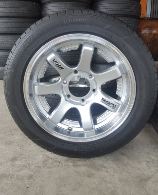ล้อใหม่ RT7 ขอบ17 ยาง215/55/17 ปี15  4 ล้อ