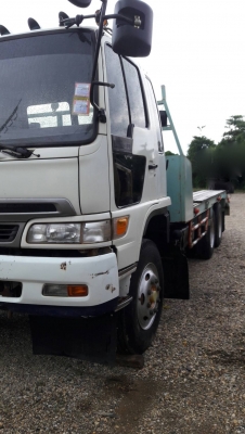 รถฮีโน่ 10 ล้อ ( ท้ายลาด )  FM3M  195 แรงม้า.  ปี 40. ,  ( รถ 2 เพลา. )        สนใจติดต่อ   081 - 6079515