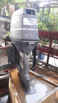 ขายเครื่องเรือยามาฮ่า70แรง พร้อมใช้งานเครื่องเงียบติดง่ายน้ำออกดีครับ ขาย 59000 บาท