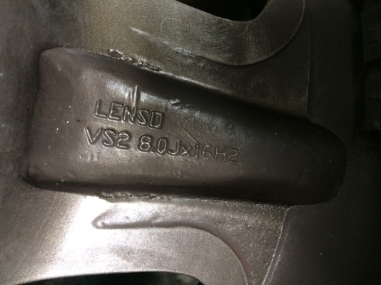 แม็กมือ2 LENSO VS2 ขอบ16 x8 ET-25