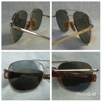 แว่นตาอเมริกันวินเทจ ยุค &#039;80s  ตัวเทพบุตร !  โมเดล &#039;เสืออากาศ&#039; ตัวจ่าฝูง !  Vintage AO Skymaster Classic handmade in USA  ตัวแท้ !  จริงใจ - ไม่จิงโจ้ !