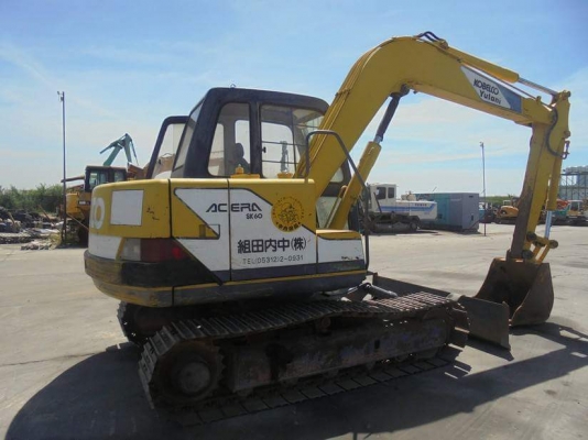มาใหม่จ้า  KOBELCO SK60-มาร์คทรี  เก่านอกแท้  เครื่องปั๊มดี  ไฟฟ้าครบ  ช่วงล่างแน่น  โทร  089-3818694  ดวงนภา