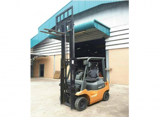 โฟล์คลิฟท์ มือสองญี่ปุ่น TOYOTA7 วิ่งน้อย 1,100 ช่ัวโมง 1.5 ตัน เสา3เมตร เบนซิน ชมรอก-เครน-โฟล์คลิฟท์-เครื่องจักรให้เลือกอีกนับ1,000รายการWWW.PAHOLGROUP.COM