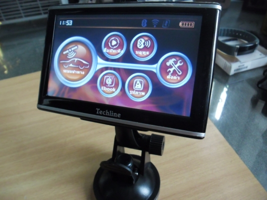 GPS TECHLINE รุ่น TL-GP106 ติดรถยนต์ จอ 5 นิ้ว สภาพสวย GPS TECHLINE รุ่น TL-GP106 ติดรถยนต์ จอ 5 นิ้ว สภาพสวย