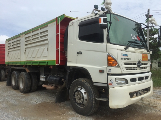 ฮีโน่380ปี57 ดั๊มพ์สามมิตร ยางเต็ม สภาพสวยกริบพร้อมใช้งาน