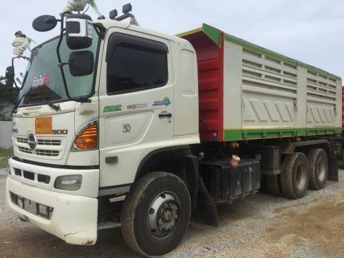 ฮีโน่380ปี57 ดั๊มพ์สามมิตร ยางเต็ม สภาพสวยกริบพร้อมใช้งาน