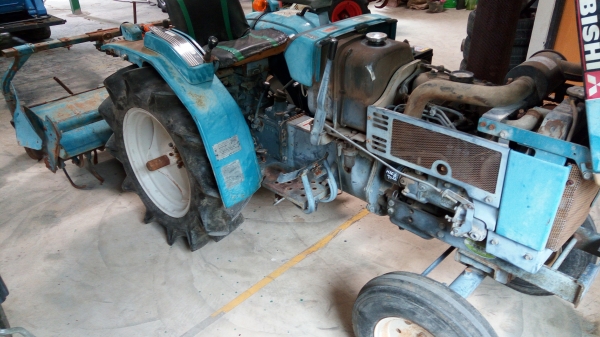 รถไถนั่งขับ มิตซูบิชิ 19 แรง MITSUBISHI D1550 พร้อมโรตารี่ สภาพพร้อมใช้ เก่านอก