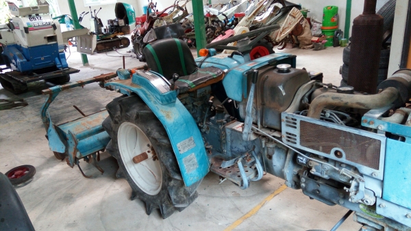 รถไถนั่งขับ มิตซูบิชิ 19 แรง MITSUBISHI D1550 พร้อมโรตารี่ สภาพพร้อมใช้ เก่านอก