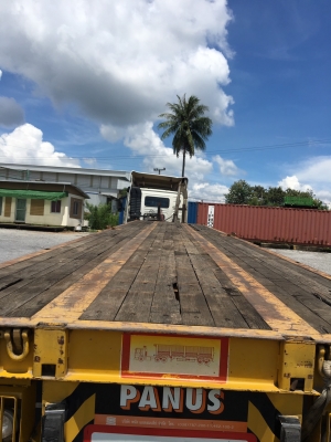 ขายหางพนัส 2 เพลา พื้นเรียบ